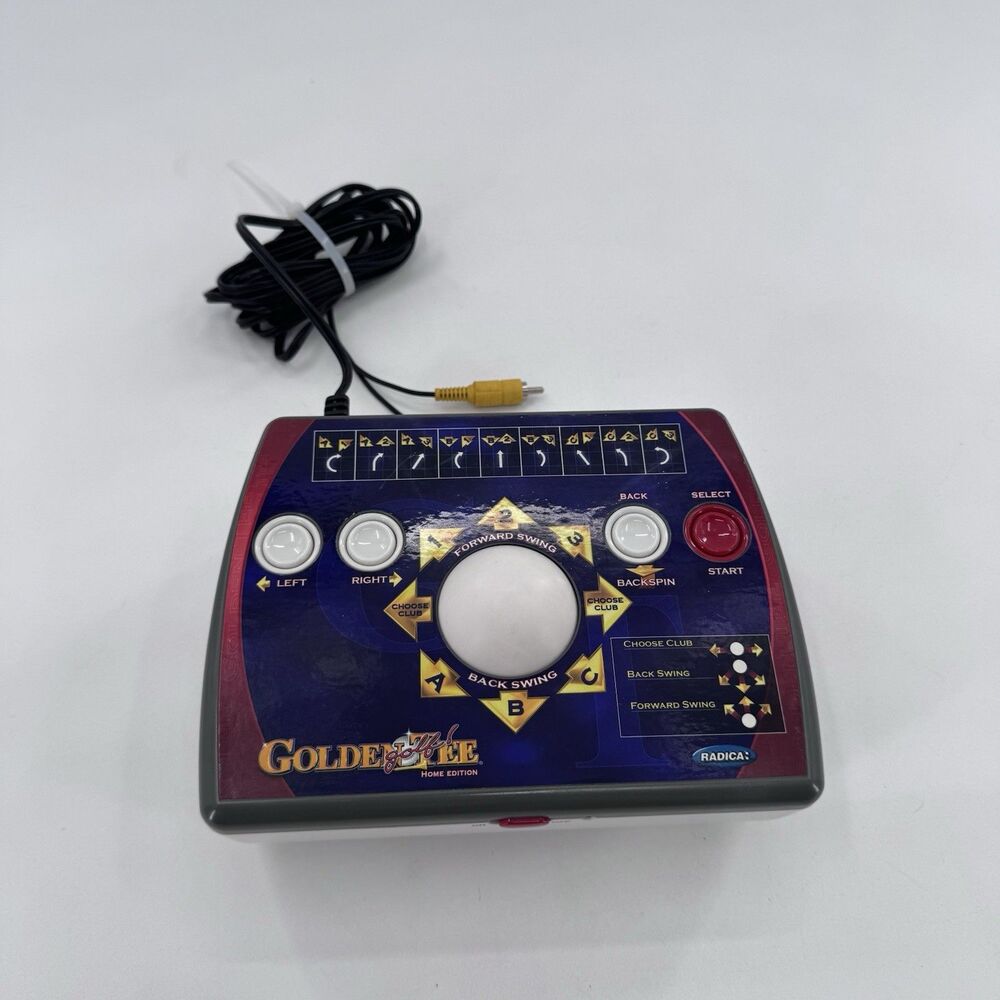 Golden Tee TV Plug & Play Arcade Golf Home Edition Radica Vintage Tested
